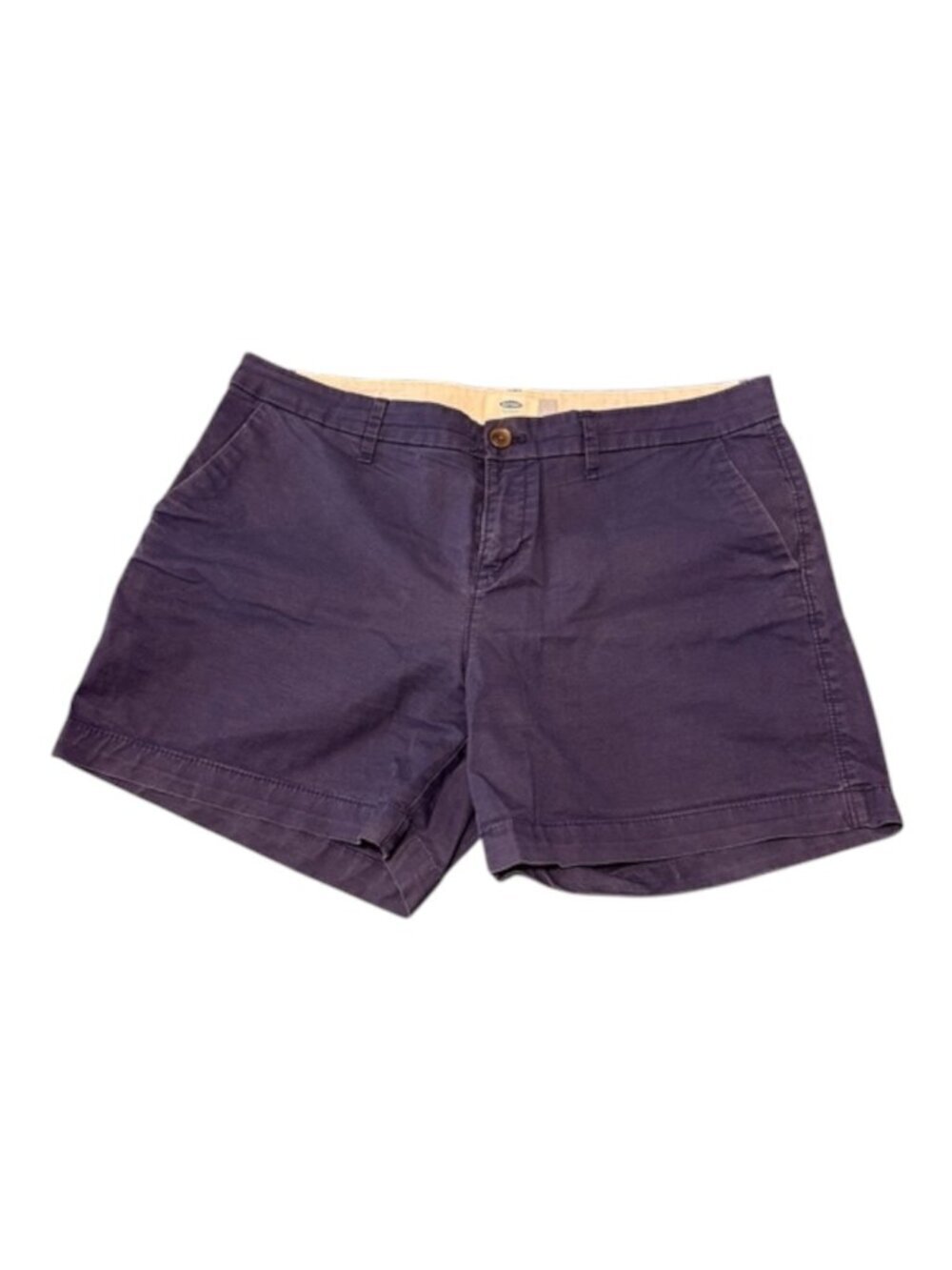 Old Navy Classic Chino Shorts Women's Size 6 Blue Navy Pockets Summer Boho